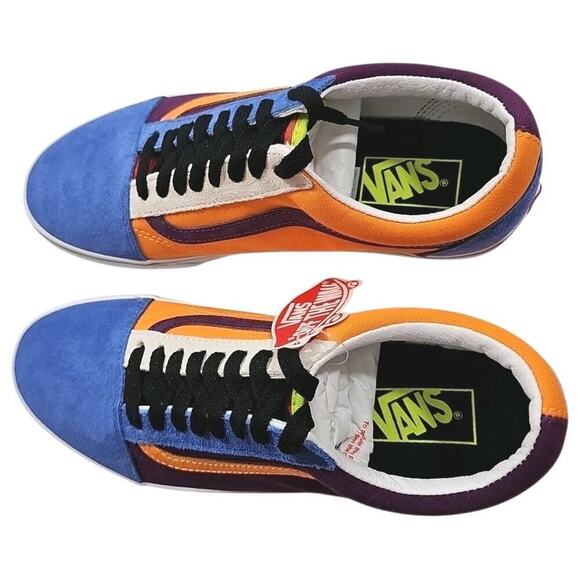 Vans ~Woman 10; Men\'s 8.5~ Old Skool Mix & Match Grape Juice/Bright Marigold NEW main image 8